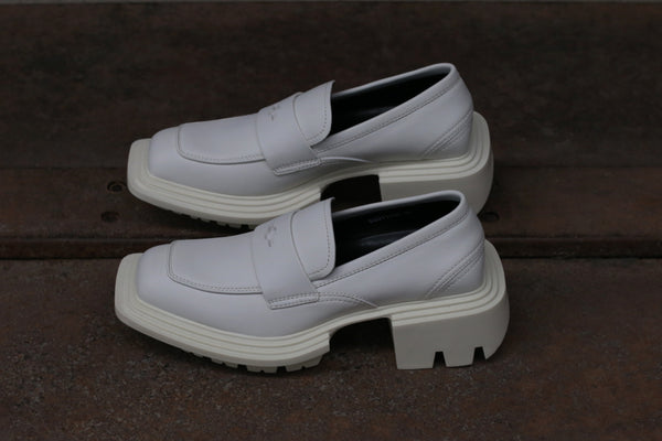 Untitlab white derby shoes SS211110 PU3
